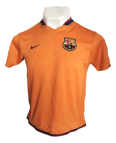 Jersey Futbol España Barcelona Nike Naranja Niño 6 Años