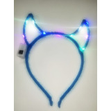 Tiara Chifre Diabinha Luz De Led Colorida Carnaval Halloween