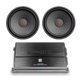 Paquete Amplificador Clase D Y 2 Subwoofer Jlb De 12 Doble 