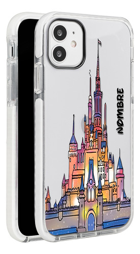 Funda Para iPhone Castillo Disney Personalizada Con Nombre