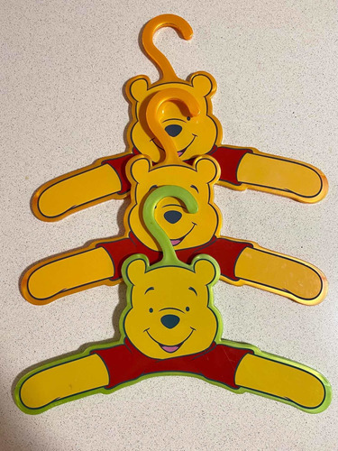 Perchas Infantiles De Winnie Pooh Originales (c) Por Unidad