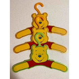 Perchas Infantiles De Winnie Pooh Originales (c) Por Unidad
