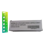 Bateria Alcalina Cr2032 3 V Caixa 100 Un Elgin