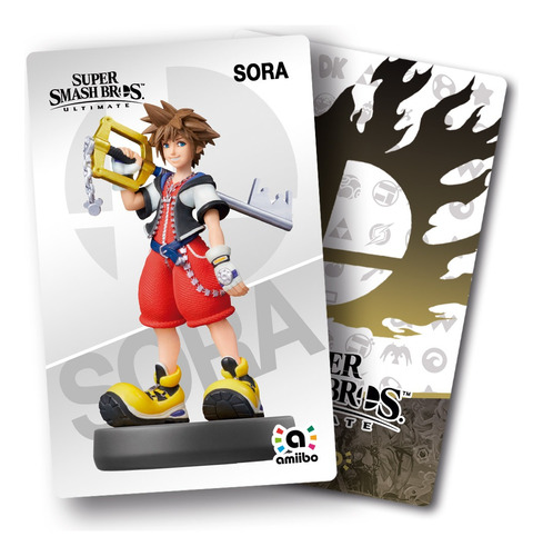 Tarjeta Nfc Amiibo Sora Smash Ultimate Kingdom Hearts