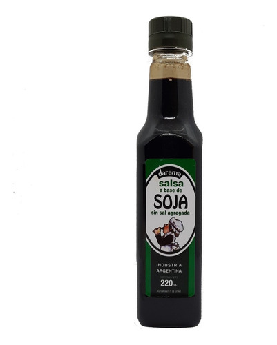 Salsa A Base De Soja Sin Sal Agregada 220 Ml Marca Darama