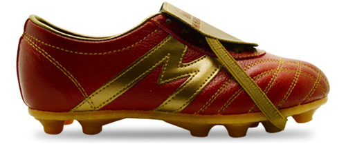 2309-zapato Fútbol Manríquez Infantil Mid Tx Vino/oro