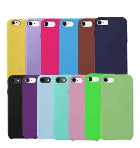 Case Capinha Silicone + Película 3d Compatível iPhone 7 8