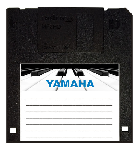 Kit Com 2 Disquetes Com Ritmos Para Teclado Yamaha Psr 