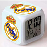 Reloj Despertador Fútbol Club Real Madrid,balon,soccer, 