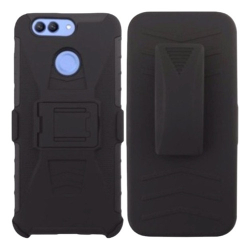 Funda Protector Uso Rudo Con Clip + Mica Gratis Huawei