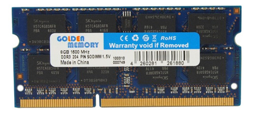 Memoria Ram 8gb Golden Memory Gm16ls11/8 Sodimm Ddr3l 1.35v