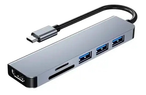 Hub Adaptador Usb Tipo C - Usb 3.0 Hdmi Microsd