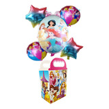 Princesas Set Globos Decoracion Más Cajas Dulceras 10 Niñas 