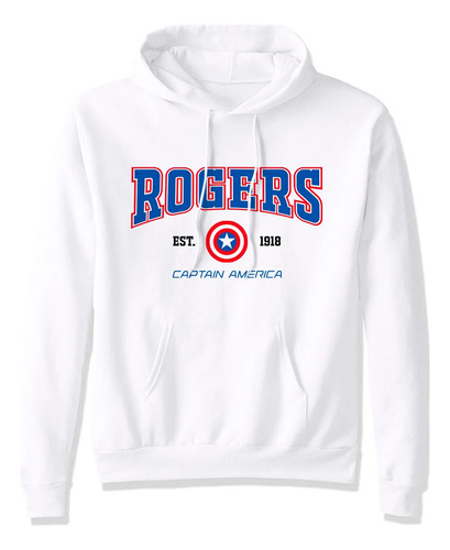 Sudadera Capitan America Rogers Vengadores Marvel Estrella