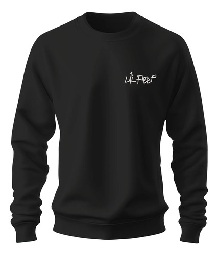 Sudadera Sweater Bordado Lil Peep Logo Rapmusica Simbolo