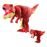 Juguete Dinosaurio T-rex Movimiento Con Luz Y Sonido Zazaza