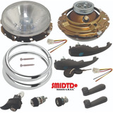 Kit Chapas Manijas Faros S/foco Biceles Vw Sedan 73-92 Vocho