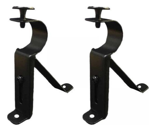 4 X 4 Soportes Para Barra De Cortina Ajustables, Se 4 Piezas