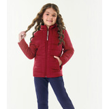 Jaqueta Puffer Infantil Trick Nick Vermelho