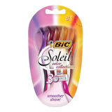 Bic Shaver Soleil 8 Unidades De Coleccion De Colores (paquet