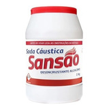 Soda Cáustica 1kg Sansão Desentupir Pias/vasos/encanamentos