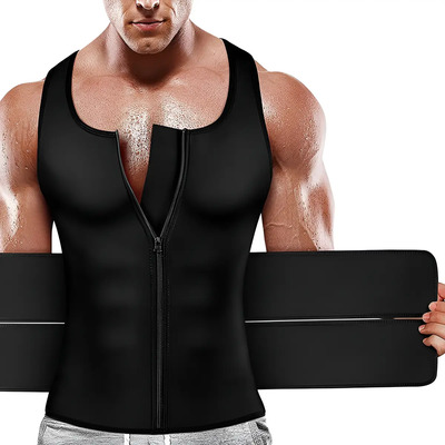 Chaleco De Neopreno Tipo Sauna Para Abdomen De Hombre