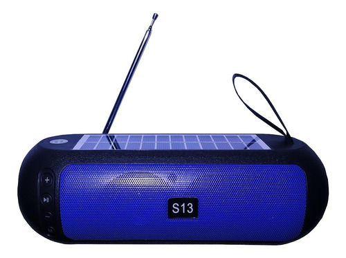 Radio Solar Portatil Bluetooth + Radio + Linterna + Recargab