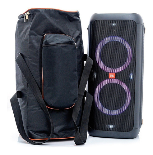 Case Bolsa Capa Jbl Partybox 300 Com Bolso Cabos Sem Espuma