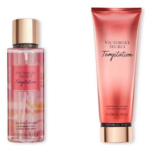 Kit Victoria's Secret Temptation Body Splash + Hidratante