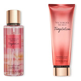 Kit Victoria's Secret Temptation Body Splash + Hidratante