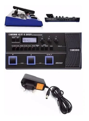 Pedaleira Boss Guitar Effects Processor Gt-1  Preto