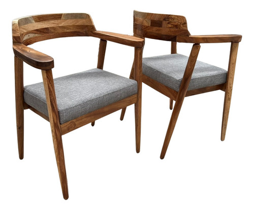 Sillas De Madera Para Comedor Deko - Modelo Almendra Parota