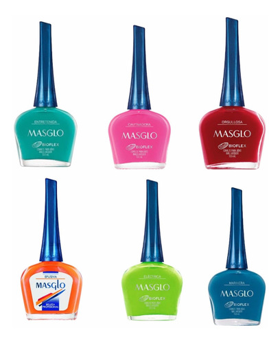 Pack Esmaltes Masglo Tradicionales Tonos Verano