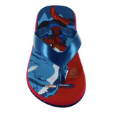 Spiderman Sandalia Flip Flop Playa Baño Rojo Azul Niño 84865