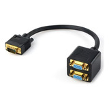 Cable Vga Splitter | Conecta De Una Salida Vga A 2 Monitores