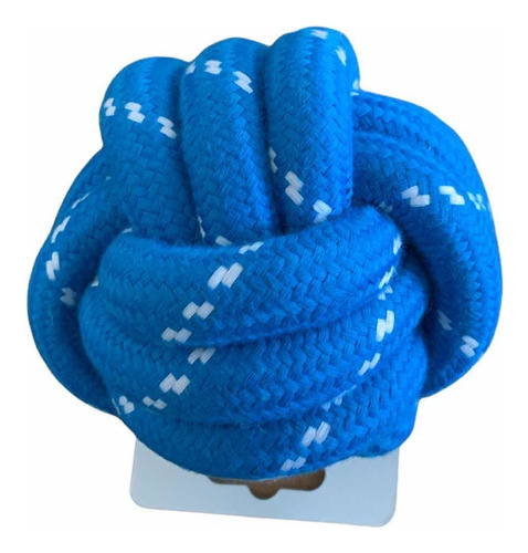 Pelota De Cuerda Para Perros Grandes Juguete Para Morder Color Azul