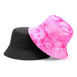 Gorra Bucket Hat Pescador Tie Dye Reversible Colores