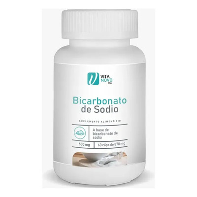 Vitanovo Bicarbonato Sodio 500 Mg 60 Capsulas | MercadoLibre