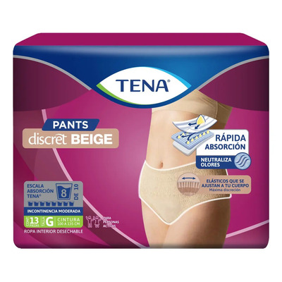 Pañales para adultos descartables Tena Pants Grande x 13 u | MercadoLibre