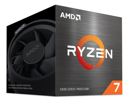 Amd Procesador De Escritorio Ryzen 7  De 8 Núcleos Y 16 Hi.