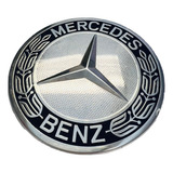 Centro Llanta Para Mercedes Benz 75mm Negro Orig A1714000025