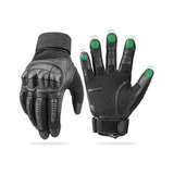 Guantes De Cuero Para Moto Tener Pantallas Táctiles L