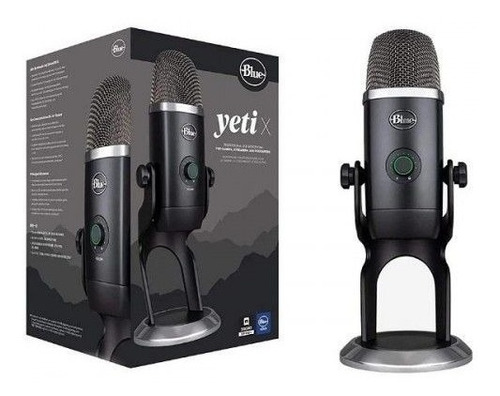 Micrófono Blue Yeti X Condensador Y Estéreo Logitech Negro