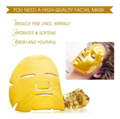 Mascarilla Completa Oro24k Colageno Hidratant Cuidado Facial