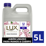 Lux Rosas Francesas Jabon Liquido Para Manos Y Cuerpo 5 Litros