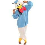 Disfraz Pijama De Pato Donald Duck La Casa De Mickey Mouse Para Mujer Adultos Damas Unisex Envio Gratis