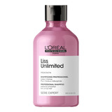Shampoo L'oréal Professionnel Serie Expert Liss Unlimited En Botella De 300ml Por 1 Unidad