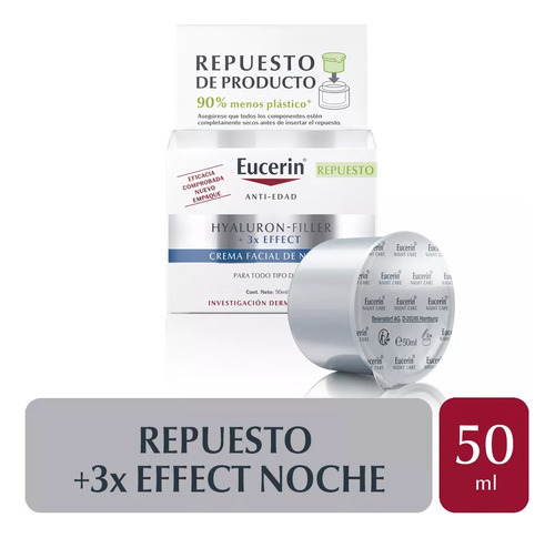 Eucerin Hyaluron-filler Crema De Noche Refill 50 Ttp