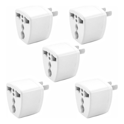 5 Adaptadores Convertidores Europea O China A Mexicana