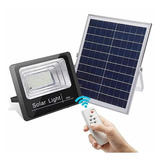 Lampara Foco Solar 224 Led 200w + Panel Solar Control Remoto